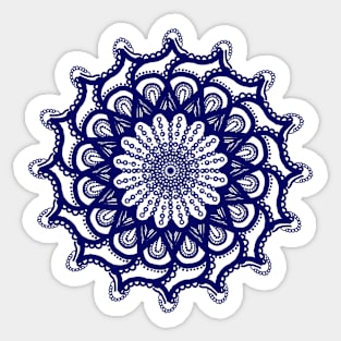 Denim Mandala Sticker